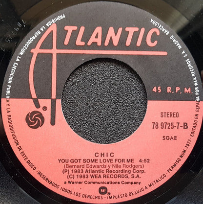 Chic - Give Me The Lovin' Vinyl Singles Vinyl Zeer Goed / Hoesje Generic "VINYLSINGLES.NL"