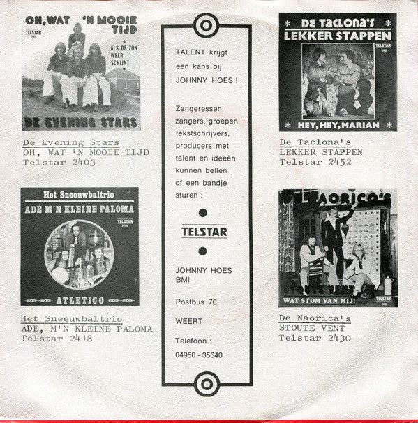 Bobby Prins En The Sound Express - Sancta Maria 41929 Vinyl Singles Vinyl Goed / Hoesje Slecht "VINYLSINGLES.NL"