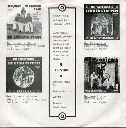 Bobby Prins En The Sound Express - Sancta Maria 41929 Vinyl Singles Vinyl Goed / Hoesje Slecht "VINYLSINGLES.NL"