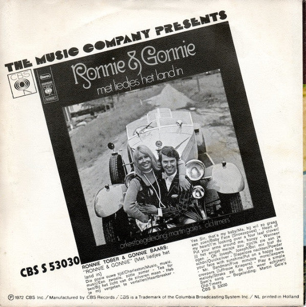 Ronnie Tober & Gonnie Baars - Oh Joseph, Joseph 42031 Vinyl Singles Vinyl Goed / Hoes Goed