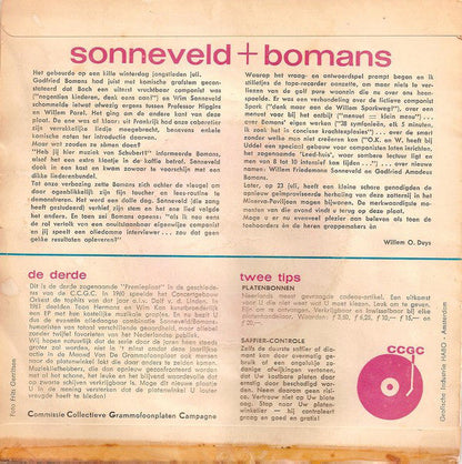 Sonneveld + Bomans - Premieplaat 1962 43376 Vinyl Singles Vinyl Goed / Hoes Goed
