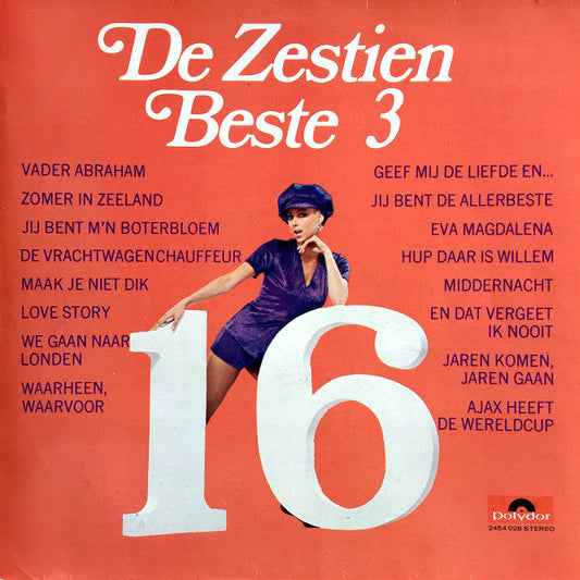 Various - De Zestien Beste 3 (LP) 46259 Vinyl LP JUKEBOXSINGLES.NL   