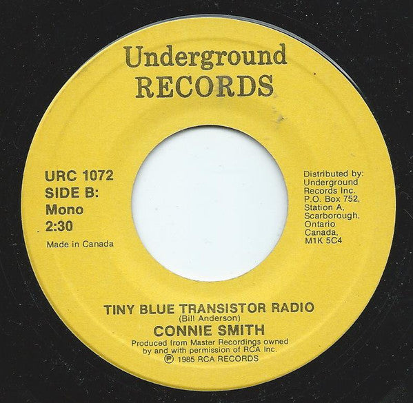 Glenn Yarbrough / Connie Smith - Baby, The Rain Must Fall / Tiny Blue Transistor Radio 42164 Vinyl Singles Vinyl Goed / Hoes Generic