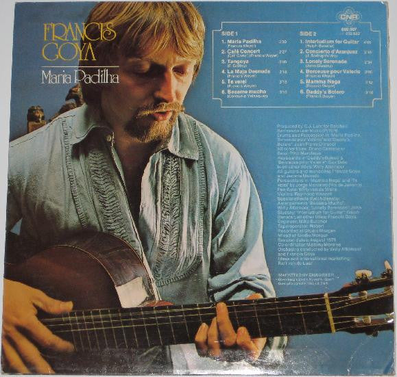 Francis Goya - Maria Padilha (LP) Vinyl LP Vinyl Zeer Goed / Hoesje Goed "VINYLSINGLES.NL"