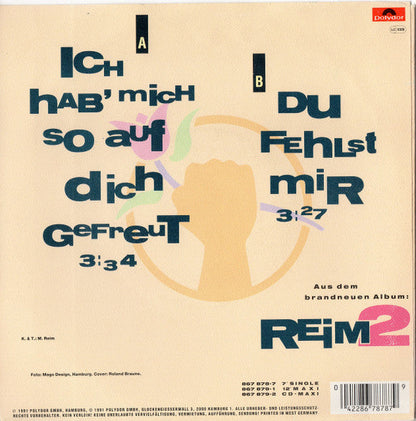 Matthias Reim - Ich Hab' Mich So Auf Dich Gefreut