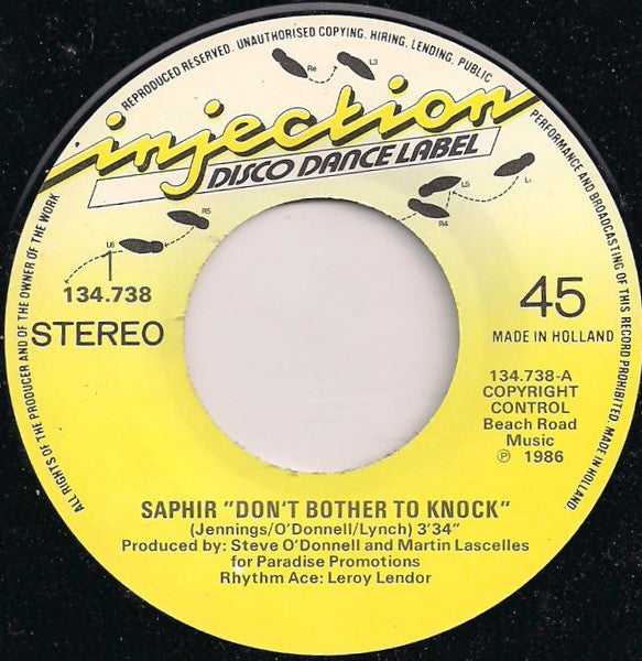 Cognac - Saphir Don't Bother To Knock 15783