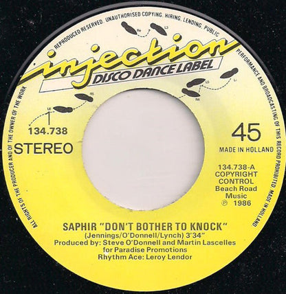 Cognac - Saphir Don't Bother To Knock 15783