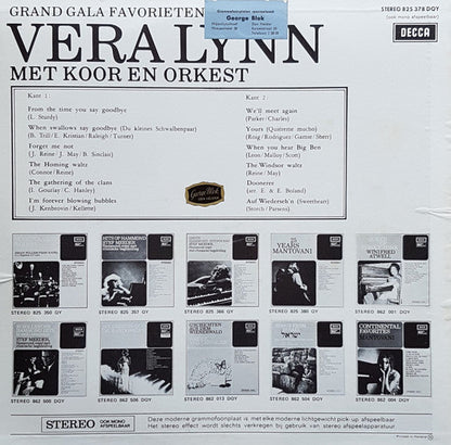 Vera Lynn - Grand Gala Favorieten (LP) 51657 Vinyl LP Vinyl Goed / Hoes Goed