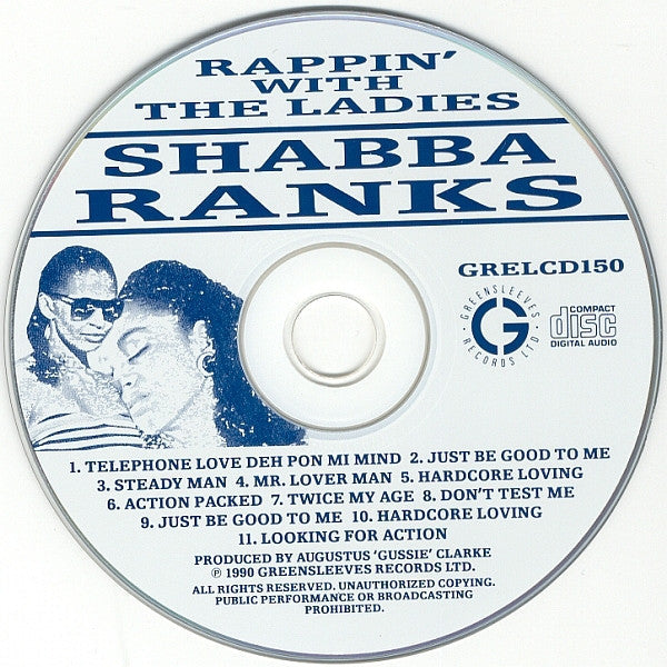 Shabba Ranks - Rappin' With The Ladies (CD) 70775 Compact Disc Goede Staat