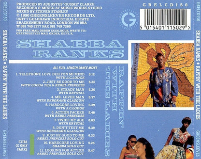 Shabba Ranks - Rappin' With The Ladies (CD) 70775 Compact Disc Goede Staat