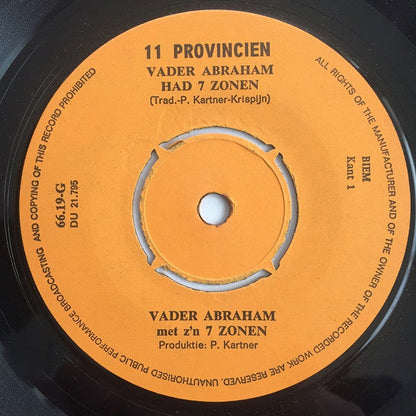 Vader Abraham Met Z'n Zeven Zonen - Vader Abraham Had Zeven Zonen 29428