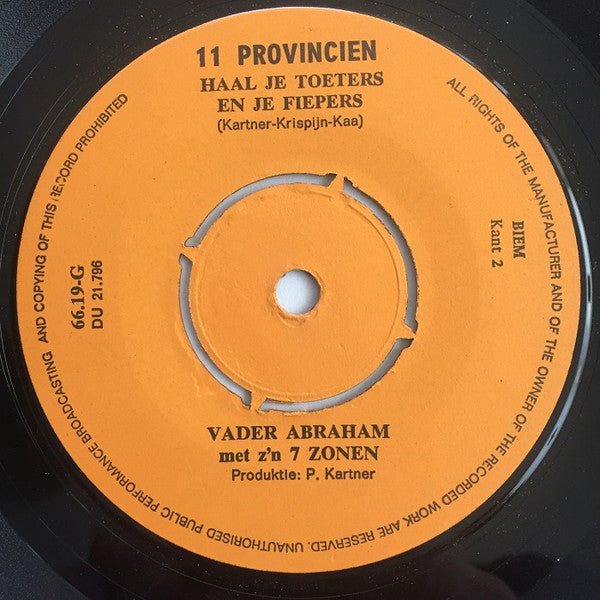 Vader Abraham Met Z'n Zeven Zonen - Vader Abraham Had Zeven Zonen 29428