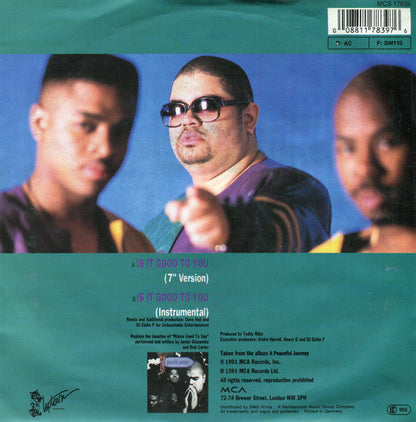 Heavy D. & Boyz - Is It Good To You Vinyl Singles Vinyl Zeer Goed / Hoesje Goed "VINYLSINGLES.NL"