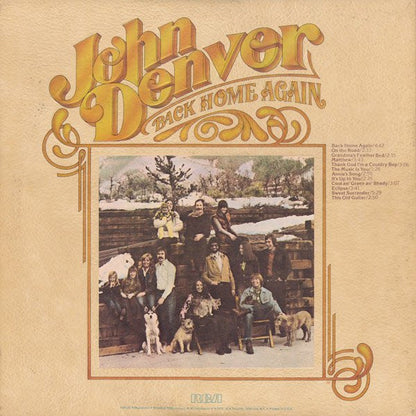 John Denver - Back Home Again (LP) 52167 Vinyl LP Vinyl Goed / Hoes Goed
