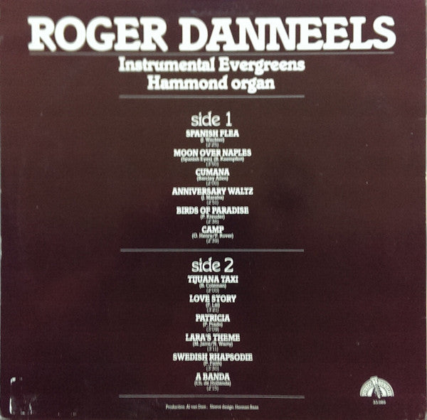 Roger Danneels - Instrumental Evergreens - Hammond Organ (LP) 42536 Vinyl LP JUKEBOXSINGLES.NL   