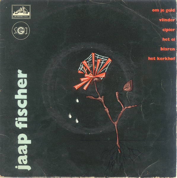 Jaap Fischer - Om Je Geld 00615 Vinyl Singles EP Vinyl Goed / Hoes Goed