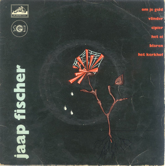 Jaap Fischer - Om Je Geld 00615 Vinyl Singles EP Vinyl Goed / Hoes Goed