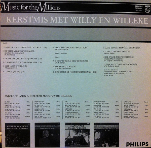 Willy En Willeke - Kerstmis Met Willy En Willeke (LP) 41332 Vinyl LP JUKEBOXSINGLES.NL   