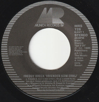 Freddy Breck - Friends Come Join us 30483