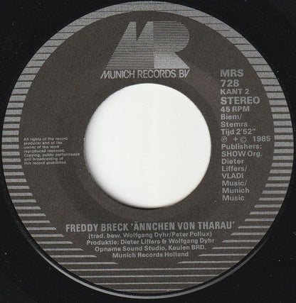 Freddy Breck - Friends Come Join us 30483