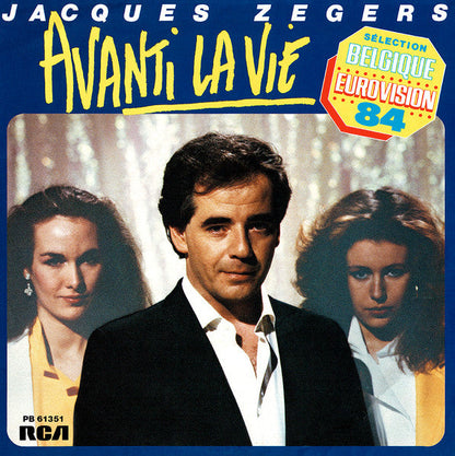 Jacques Zegers - Avanti La Vie Vinyl Singles Vinyl Goed / Hoes Goed
