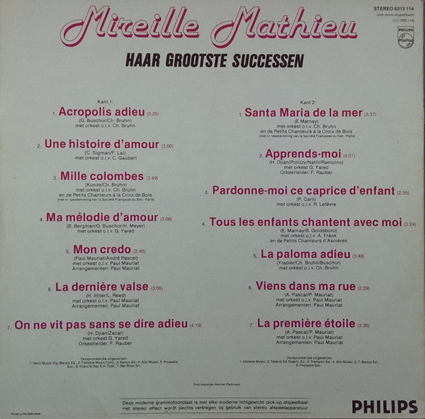 Mireille Mathieu – Ihre größten Erfolge (LP) 51441