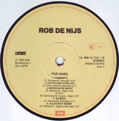 Rob de Nijs - Pur Sang (LP) 49484 Vinyl LP JUKEBOXSINGLES.NL   