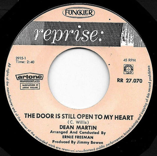 Dean Martin - The Door Is Still Open To My Heart 40935 Vinyl Singles Vinyl Goed / Hoes Generic