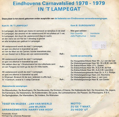 Theo und Theo de Vries – Eindhovener Karnevalslied 1978-1979 In 'T Lampegat 25094
