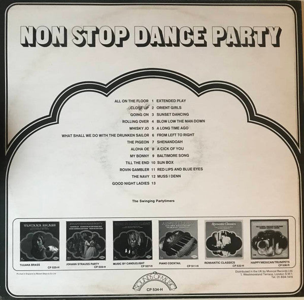 Swinging Partytimers - Non Stop Dance Party (LP) 52090 Vinyl LP Vinyl Goed / Hoes Goed