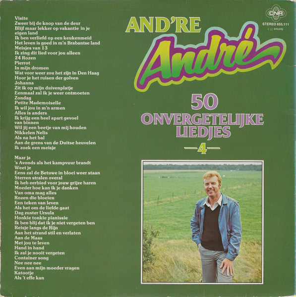 André van Duin - And're André 4 - 50 Onvergetelijke Liedjes (LP) 52224 Vinyl LP Vinyl Goed / Hoes Goed