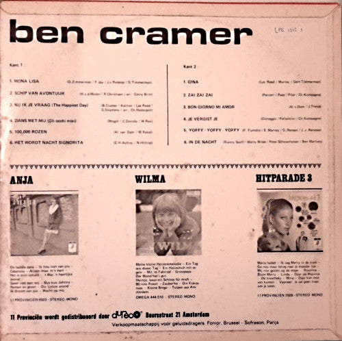 Ben Cramer - Ben (LP) 46752 Vinyl LP JUKEBOXSINGLES.NL   