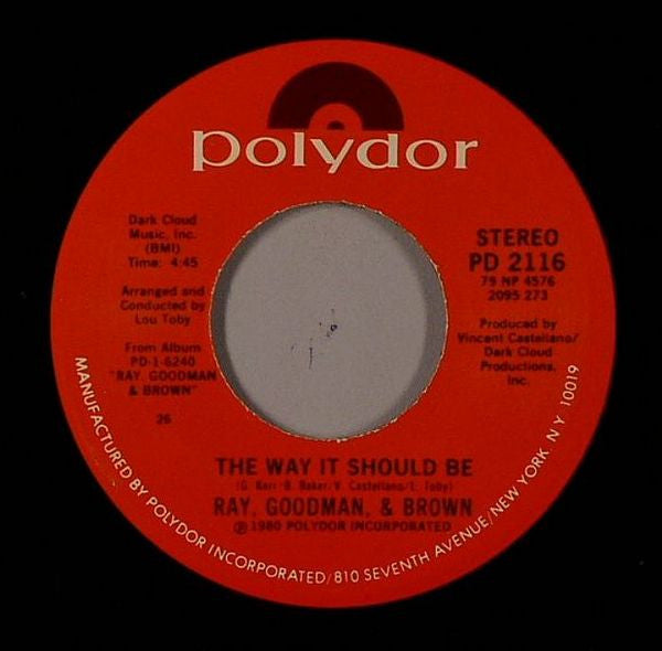 Ray, Goodman & Brown - My Prayer 41530 Vinyl Singles Vinyl Goed / Hoes Generic