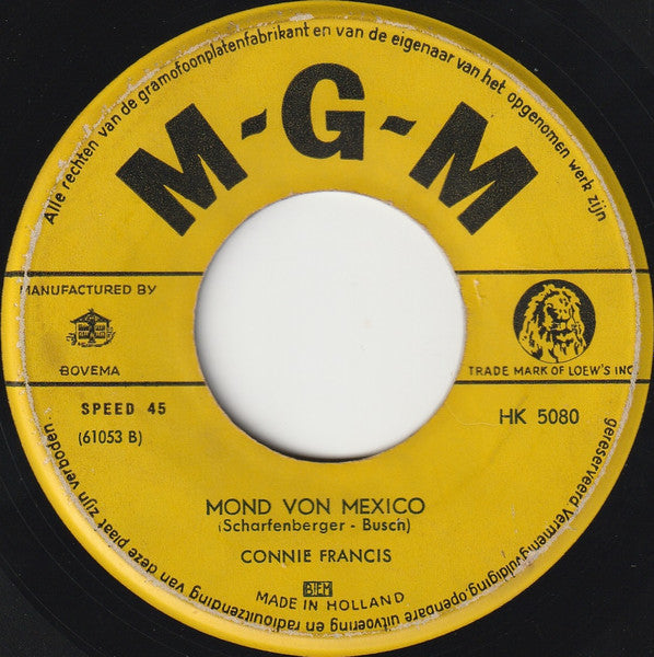 Connie Francis - Lili Marleen 42276 Vinyl Singles Vinyl Goed / Hoes Generic