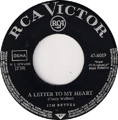 Jim Reeves - Adios Amigo 42441 Vinyl Singles Vinyl Goed / Hoes Generic