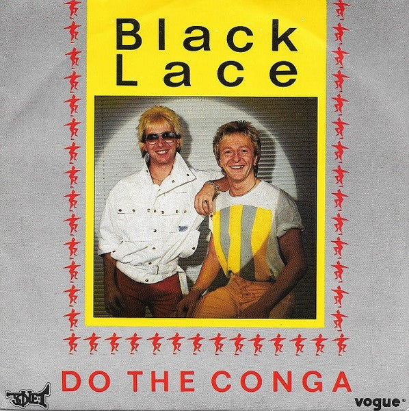 Black Lace - Do The Conga 40727 Vinyl Singles Vinyl Goed / Hoes Sticker