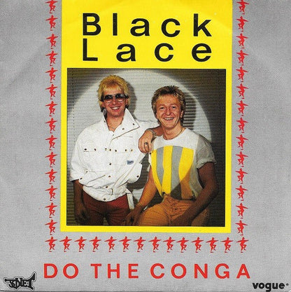 Black Lace - Do The Conga 40727 Vinyl Singles Vinyl Goed / Hoes Sticker