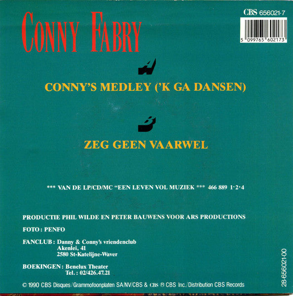 Conny Fabry - Conny's Medley ('k Ga Dansen) 41492 Vinyl Singles Vinyl Goed / Hoes Goed
