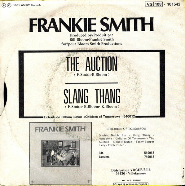 Frankie Smith - The Auction 35843