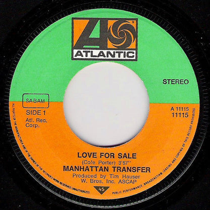 Manhattan Transfer - Liebe zu verkaufen 31279 31528