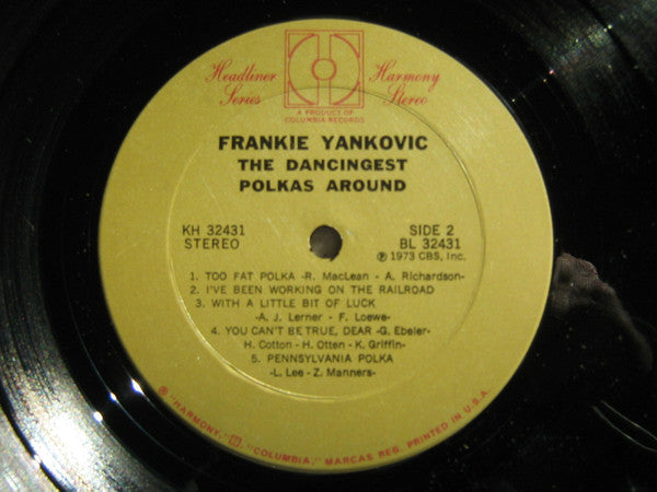 Frankie Yankovic - The Dancingest Polkas Around (LP) 42497 Vinyl LP JUKEBOXSINGLES.NL   