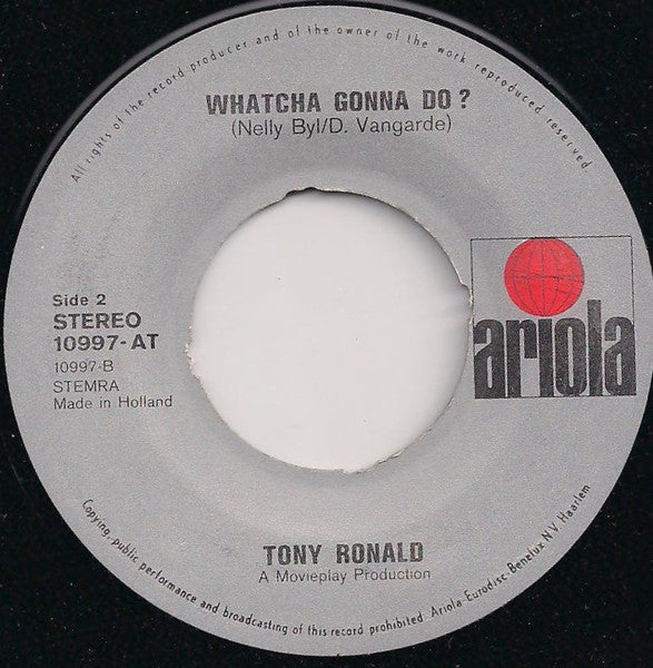 Tony Ronald ‎- Ich liebe dich, Baby 29094