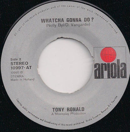 Tony Ronald ‎- Ich liebe dich, Baby 29094