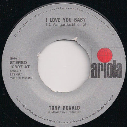 Tony Ronald ‎- Ich liebe dich, Baby 29094