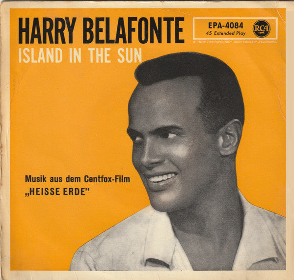 Harry Belafonte - Island In The Sun (Musik Aus Dem Centfox-Film "Heisse Erde") Vinyl Singles EP Vinyl Zeer Goed / Hoesje Goed "VINYLSINGLES.NL"
