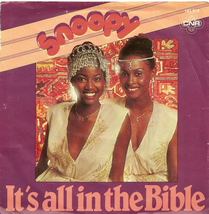 Snoopy - It's all-in The Bible 41931 Vinyl Singles Vinyl Goed / Hoes Goed
