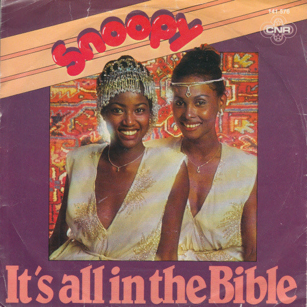 Snoopy - It's all-in The Bible 41931 Vinyl Singles Vinyl Goed / Hoes Goed