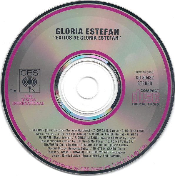 Gloria Estefan - Exitos De Gloria Estefan (CD) 70434 Compact Disc Goede Staat