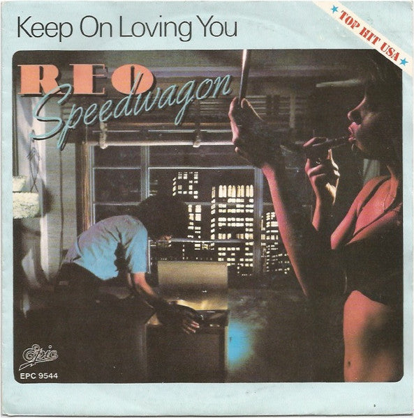 REO Speedwagon - Keep On Loving You 38753 Vinyl Singles Vinyl Goed / Hoes Goed