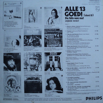 Various - Alle 13 Goed! Deel 8 (LP) 49147 Vinyl LP JUKEBOXSINGLES.NL   